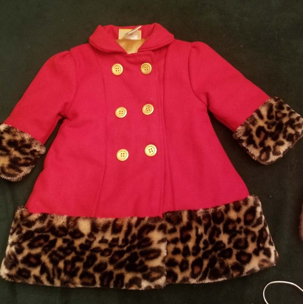 Toddler winter pea coat